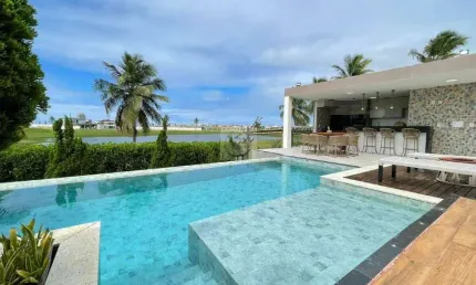 Casa Alto Padrão no Damha – 5/4, Piscina com Vista para o Lago, Porteira Fechada!