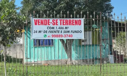 Terreno à venda na Rua Pernambuco, 2191, Guaíra, Curitiba