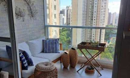 Apartamento a venda com 1 dormitório 52 metros no Campo Belo
