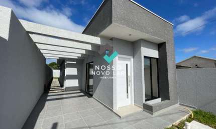 CASA NOVA DE ALTO PADRÃO COM 03 QUARTOS E UMA SUÍTE  EM SÃO JOSÉ DOS PINHAIS - BAIRO SÃO MARCOS.