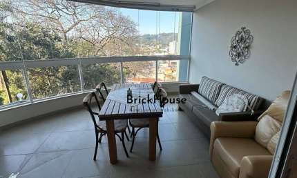 Apartamento mobiliado com 2 dormitórios para alugar, 126 m² por R$ 5.000/mês - Centro - São Roque/SP