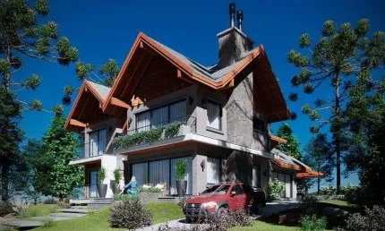 Casa 04 Dorm. à venda no Bairro Reserva da Serra com 355 m² de área privativa - 2 vagas de garagem