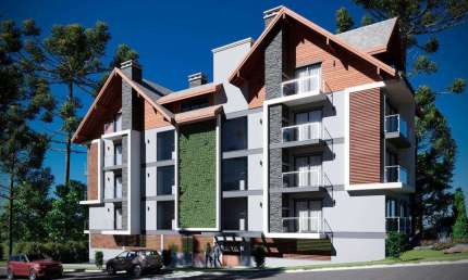 Apartamento 02 Dorm. à venda no Bairro Centro com 82 m² de área privativa - 1 vaga de garagem