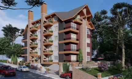 Apartamento 02 Dorm. à venda no Bairro Centro com 81 m² de área privativa - 1 vaga de garagem