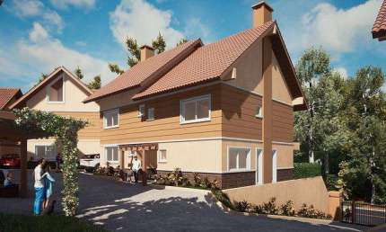 Casa 03 Dorm. à venda no Bairro Parque das Hortênsias com 170 m² de área privativa - 1 vaga de garagem
