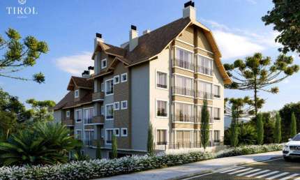 Apartamento 02 Dorm. à venda no Bairro Tirol com 81 m² de área privativa - 1 vaga de garagem