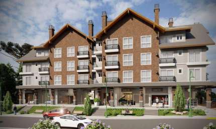 Apartamento 02 Dorm. à venda no Bairro Avenida Central com 80 m² de área privativa - 1 vaga de garagem