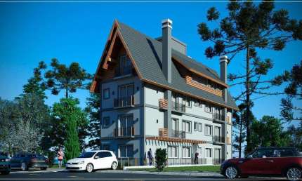 Apartamento 02 Dorm. à venda no Bairro Dutra com 57 m² de área privativa - 1 vaga de garagem
