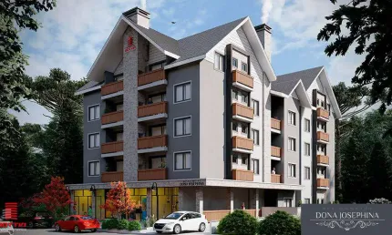 Apartamento 02 Dorm. à venda no Bairro Centro com 71 m² de área privativa - 1 vaga de garagem