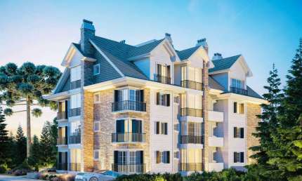 Apartamento 02 Dorm. à venda no Bairro Centro com 70 m² de área privativa - 1 vaga de garagem