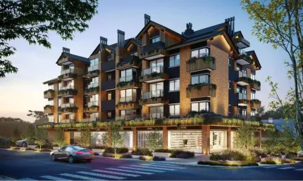 Apartamento 02 Dorm. à venda no Bairro Centro com 65 m² de área privativa - 1 vaga de garagem