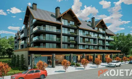 Apartamento 01 Dorm. à venda no Bairro Centro com 59 m² de área privativa - 1 vaga de garagem