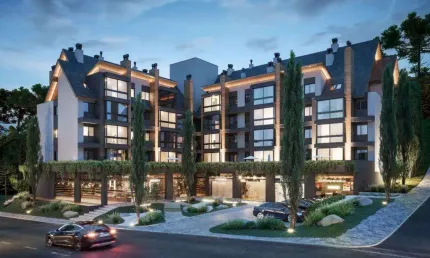 Apartamento 02 Dorm. à venda no Bairro Dutra com 52 m² de área privativa - 1 vaga de garagem