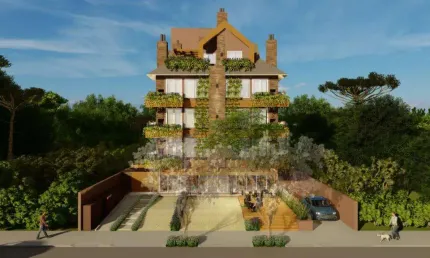 Apartamento 01 Dorm. à venda no Bairro Centro com 50 m² de área privativa - 1 vaga de garagem