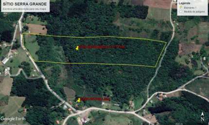 Area de Terra à venda no Bairro Serra Grande com 117711 m² de área privativa