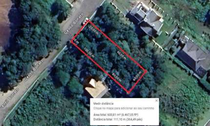 Terreno à venda no Bairro Vale das Colinas com 600 m² de área privativa