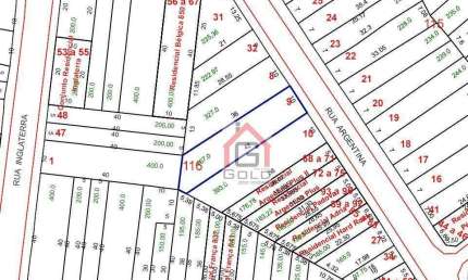 Terreno à venda, 407 m² por R$ 1.065.000,00 - Parque das Nações - Santo André/SP