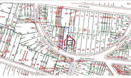Terreno à venda, 500 m² por R$ 1.100.000,00 - Parque das Nações - Santo André/SP