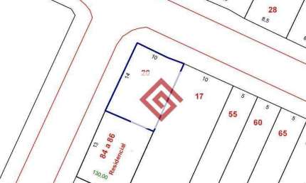 Terreno à venda, 140 m² por R$ 380.000,00 - Vila Francisco Matarazzo - Santo André/SP