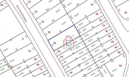 Terreno à venda, 253 m² por R$ 426.000,00 - Capuava - Santo André/SP