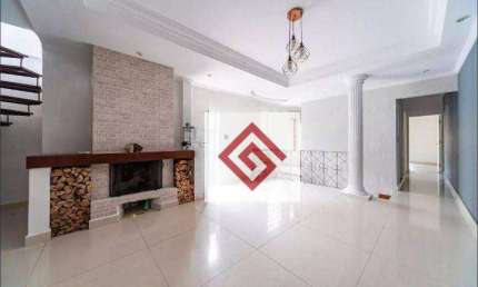 Sobrado com 3 dormitórios para alugar, 250 m² por R$ 4.618,57/mês - Vila Scarpelli - Santo André/SP