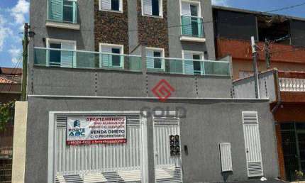 Cobertura com 2 dormitórios à venda, 76 m² por R$ 400.000,00 - Jardim Utinga - Santo André/SP