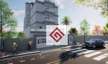 Cobertura com 2 dormitórios à venda, 88 m² por R$ 409.900,00 - Jardim Utinga - Santo André/SP