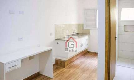 Kitnet com 1 dormitório para alugar, 22 m² por R$ 1.614,60/mês - Bangu - Santo André/SP