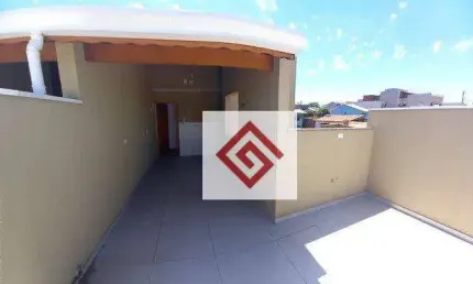 Cobertura à venda, 104 m² por r$ 395.000,00 - jardim santo alberto - santo andré/sp