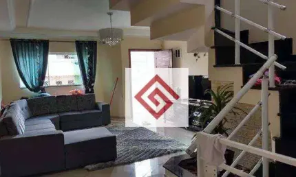 Sobrado com 4 dormitórios à venda, 243 m² por R$ 1.000.000,00 - Parque Jaçatuba - Santo André/SP