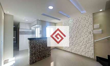 Cobertura para alugar, 125 m² por R$ 3.005,00/mês - Vila Tibiriçá - Santo André/SP