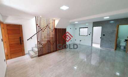 Sobrado com 3 dormitórios à venda, 108 m² por R$ 660.000,00 - Jardim das Maravilhas - Santo André/SP