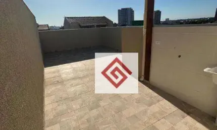 Cobertura com 2 dormitórios à venda, 103 m² por r$ 586.000 - parque industriário - santo andré/sp