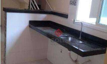 Cobertura com 2 dormitórios para alugar, 124 m² por R$ 2.994,00/mês - Vila Tibiriçá - Santo André/SP