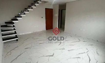 Cobertura com 2 dormitórios à venda, 82 m² por r$ 500.000,00 - jardim guarará - santo andré/sp