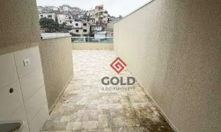 Cobertura com 2 dormitórios à venda, 78 m² por R$ 500.000 - Jardim Guarará - Santo André/SP