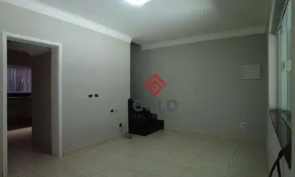 Sobrado com 2 dormitórios para alugar, 130 m² por R$ 3.765,01/mês - Vila Homero Thon - Santo André/SP