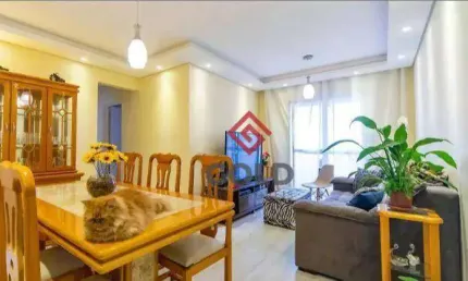 Apartamento com 3 dormitórios à venda, 67 m² por R$ 320.000,00 - Utinga - Santo André/SP