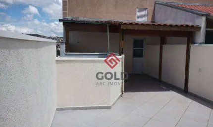 Cobertura à venda, 73 m² por r$ 330.000,00 - vila junqueira - santo andré/sp