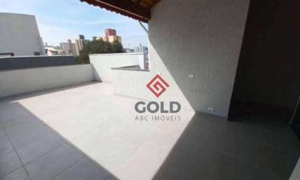 Cobertura com 2 dormitórios à venda, 106 m² por R$ 560.000,00 - Vila Valparaíso - Santo André/SP
