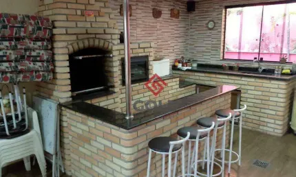 Sobrado com 3 dormitórios à venda, 174 m² por R$ 950.000,00 - Parque João Ramalho - Santo André/SP