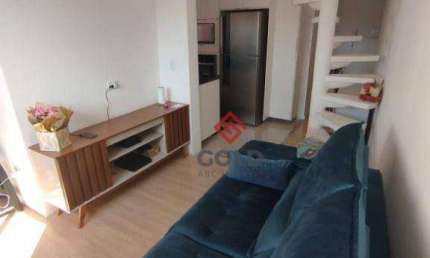 Cobertura com 2 dormitórios à venda, 90 m² por R$ 385.000 - Vila Pires - Santo André/SP