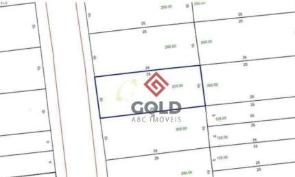 Terreno à venda, 250 m² por R$ 424.000 - Parque João Ramalho - Santo André/SP