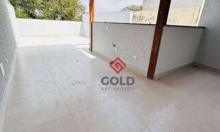 Cobertura com 2 dormitórios à venda, 112 m² por r$ 440.000,00 - vila humaitá - santo andré/sp