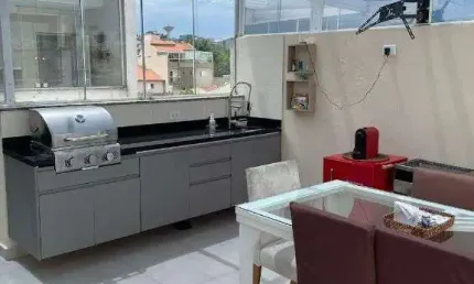 Cobertura com 2 dormitórios à venda, 103 m² por R$ 550.000,00 - Parque das Nações - Santo André/SP