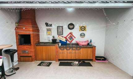 Sobrado com 4 dormitórios à venda, 122 m² por R$ 980.000,00 - Vila Camilópolis - Santo André/SP