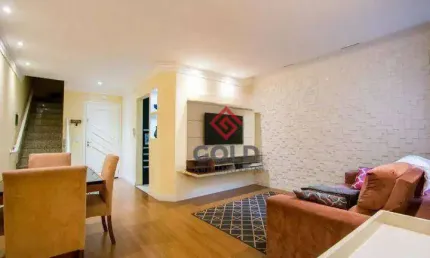 Cobertura com 3 dormitórios à venda, 168 m² por R$ 586.000,00 - Vila Homero Thon - Santo André/SP