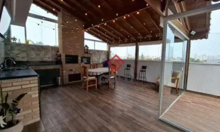 Cobertura com 2 dormitórios à venda, 114 m² por R$ 660.000,00 - Jardim Paraíso - Santo André/SP