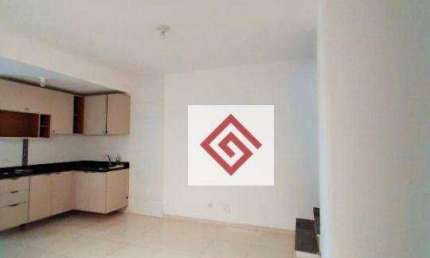 Cobertura com 2 dormitórios para alugar, 100 m² por R$ 3.409,28/mês - Vila Gilda - Santo André/SP
