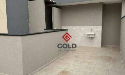 Cobertura com 2 dormitórios, 90 m² - venda por R$ 460.000,00 ou aluguel por R$ 2.465,00/mês - Vila Príncipe de Gales - Santo André/SP